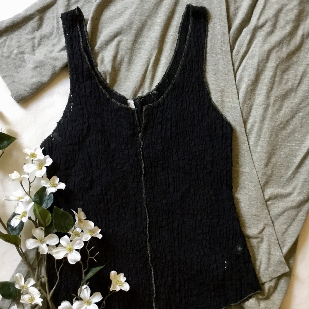 Free People Lacey Mesh Tank